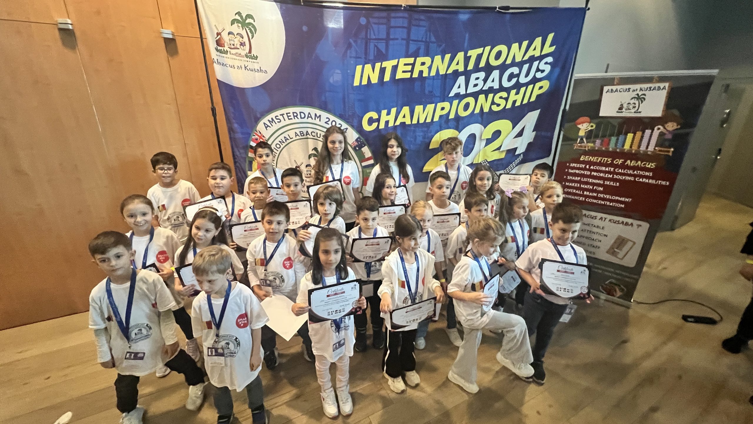 SmartyKids  – Campionii Olimpiadei de Aritmetică Mentală din Amsterdam! 🏆