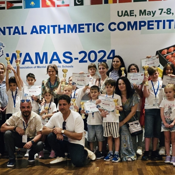 Campioni la Olimpiada Internațională de Aritmetică Mentală Wamas 2024 Dubai